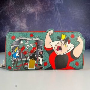 Loungefly: Disney - Villains Scene Series Queen Of Hearts Zip Around Wallet